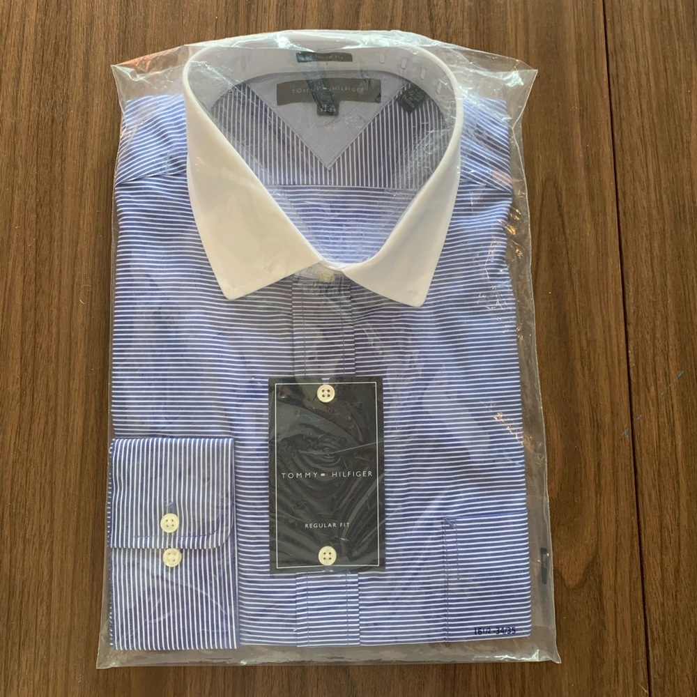 NEW! Tommy Hilfiger striped dress shirt